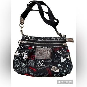 Coach Discontinued Poppy cross body Bag